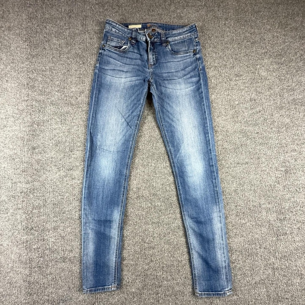 KUT From The Kloth MIA Toothpick Skinny Jeans Womens 6 Blue Mid Rise Stretch